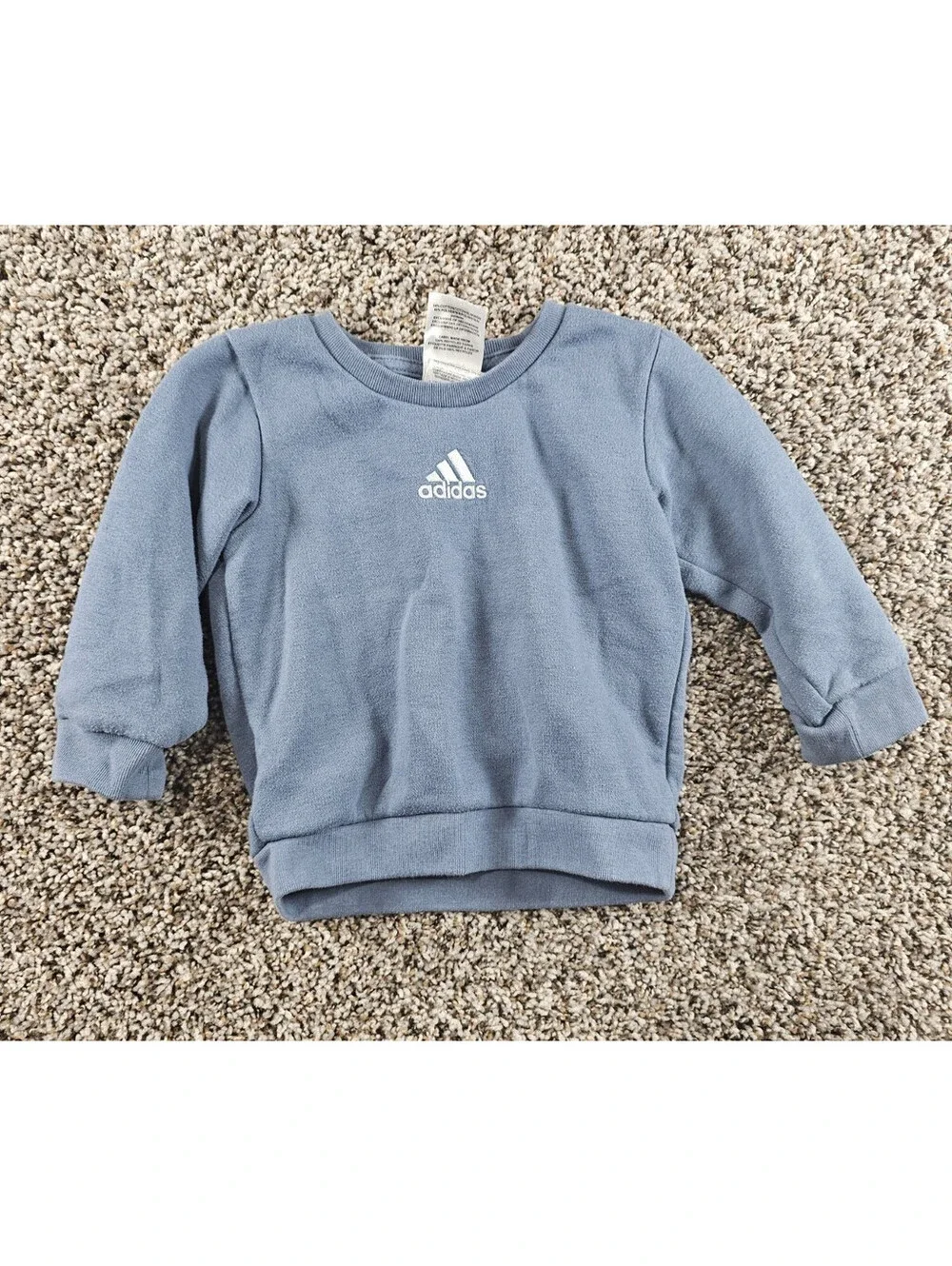 Adidas Baby Girls Sz 18M Crew Neck Athletic Sweatshirt Light Purple